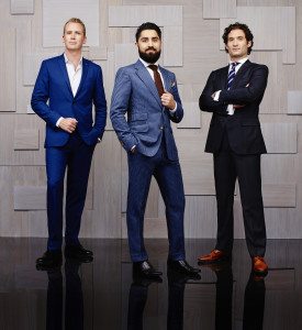 MILLION DOLLAR LISTING SAN FRANCISCO -- Season:1 -- Pictured: (l-r) Andrew Greenwell, Roh Habibi, Justin Fichelson -- (Photo by: Andrew Eccles/Bravo)
